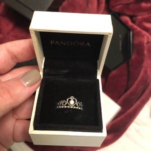 Pandora princess tiara ring